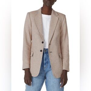 Current/Elliott Calla Plaid Blazer CE size 3/US SIZE 10 rent the runway